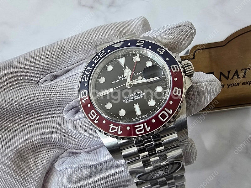 클린 롤렉스 지엠티마스터 gmt2 펩시걸 배트걸 새상품 풀구성품--2