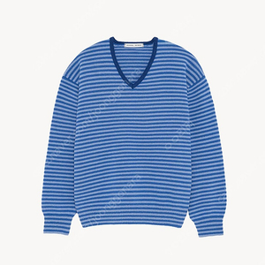 Moondal riscca knit in blue stripe 문달 스트라이프 니트