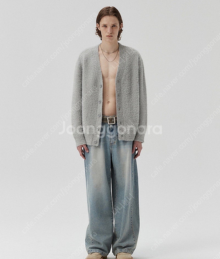 파브레가 앙고라니트 3사이즈 그레이 팝니다!--2