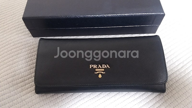 프라다 사피아노 장지갑 정품--1