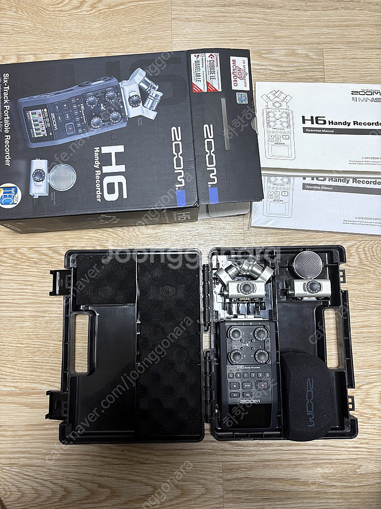Zoom H6 (케이스 및 마이크 2개 버전)--0