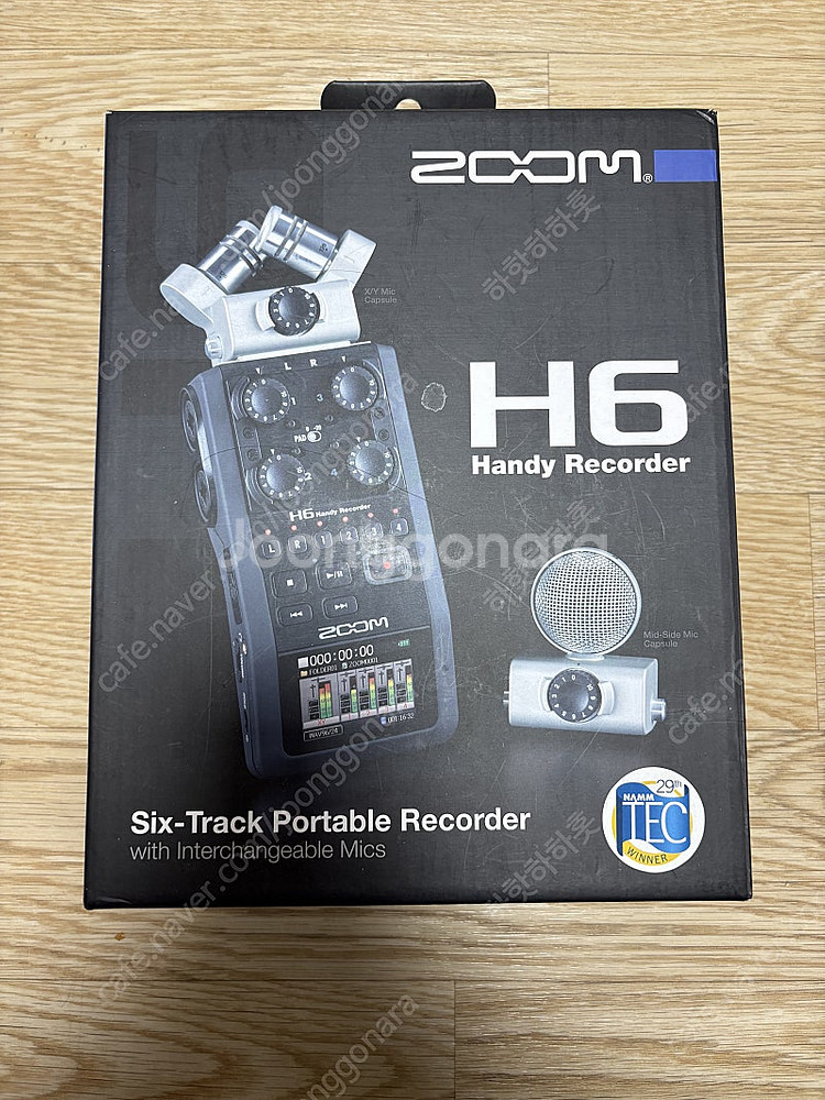 Zoom H6 (케이스 및 마이크 2개 버전)--1