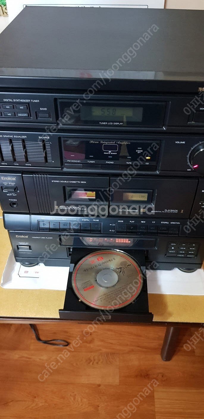 태광 에로이카 더블카세트+CD플레이어 데크(강원속초 직...--1