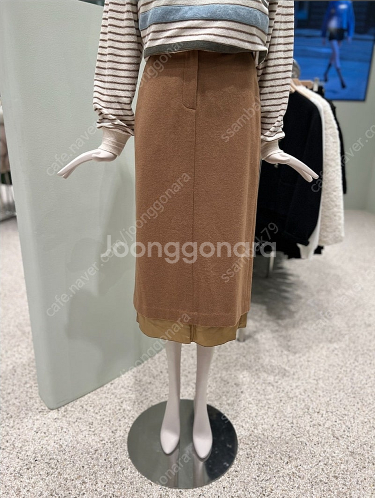 듀엘 모직 스커트~(55사이즈)sjsj,한섬,마인,타임...--1