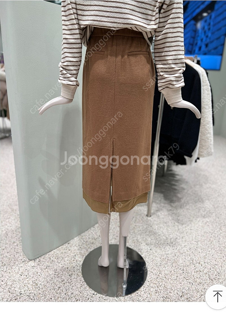 듀엘 모직 스커트~(55사이즈)sjsj,한섬,마인,타임...--2