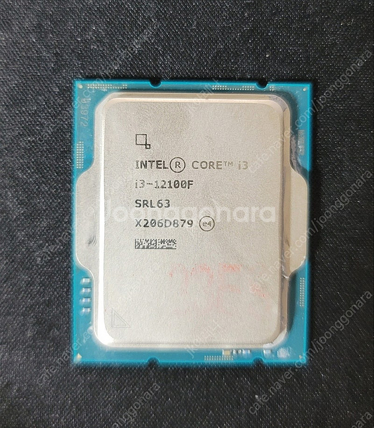 i3-12100F+기본쿨러 배송비포함 5.5 팝니다.--0