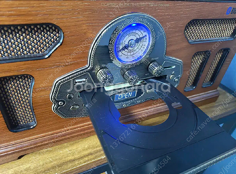 LP플레이어,CD플레이어,카세트 플레이어,usb,라디오,블루투스 스피커 다기능 턴테이블 TERA 5500B--2