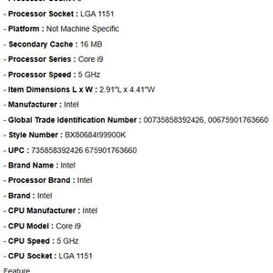 중고 CPU I9-9900K 30만에 팝니다.