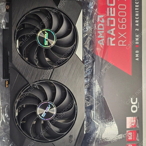 AMD 라데온 6600XT ASUS DUAL