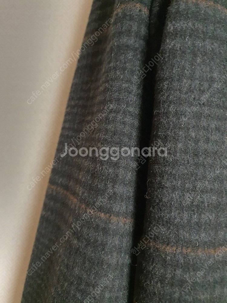 아떼 바네사브루노 박시핏 울 롱 코트 38 사이즈 체크 자켓 36 사이즈 린넨 티셔츠 카고 팬츠 36 사이즈--5