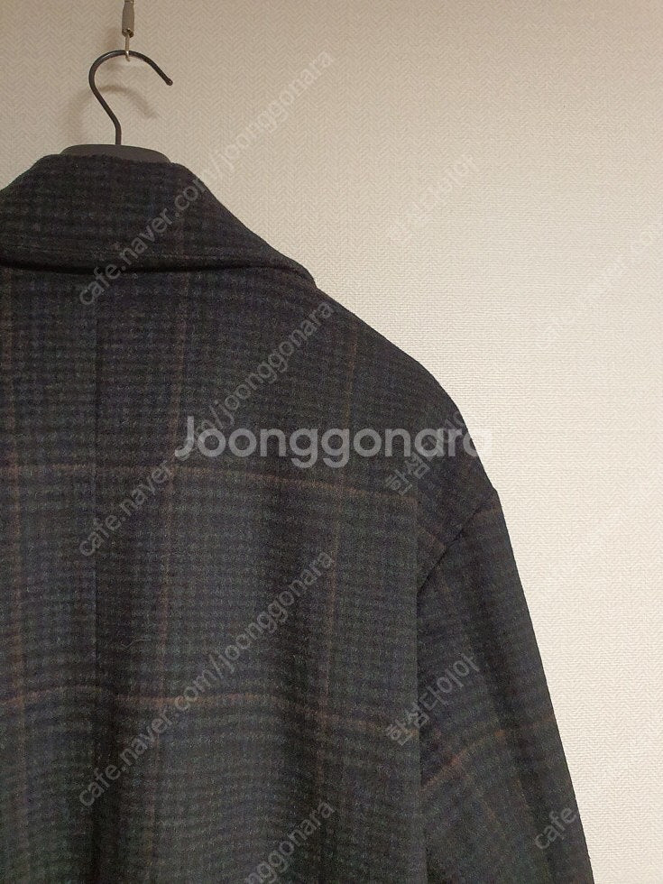 아떼 바네사브루노 박시핏 울 롱 코트 38 사이즈 체크 자켓 36 사이즈 린넨 티셔츠 카고 팬츠 36 사이즈--9