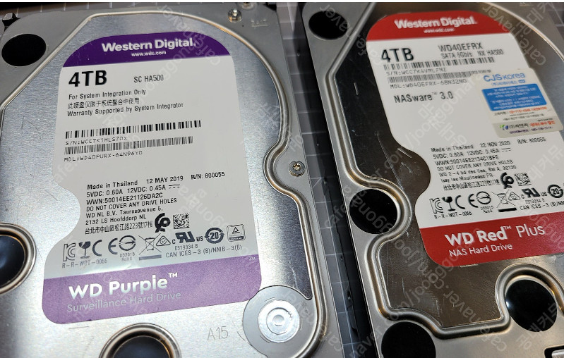 3.5인치 중고 시게이트 WD 도시바 하드디스크 4TB 판매--2