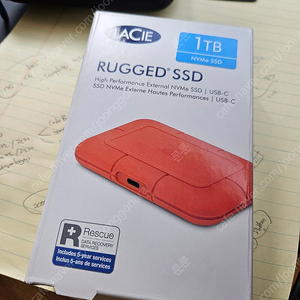 라씨 외장 SSD 1TB LaCie Rugged SSD STHR1000800