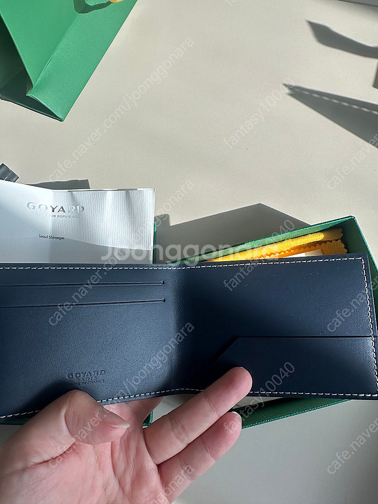 고야드 카드지갑 새상품 정품--2