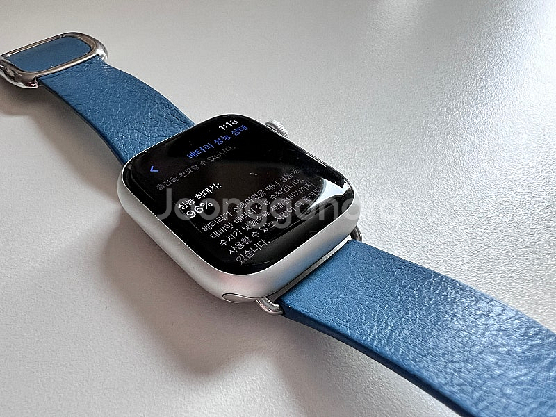 애플워치 8 GPS 실버 41mm 알루미늄--2