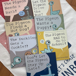 Mo Willems The Pigeon 페이퍼백 7종 세 트(웬디북 구매, 정품)