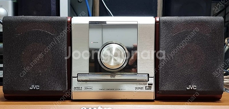 JVC EX-D11 우드콘 스피커 마이크로 오디오 세트--0