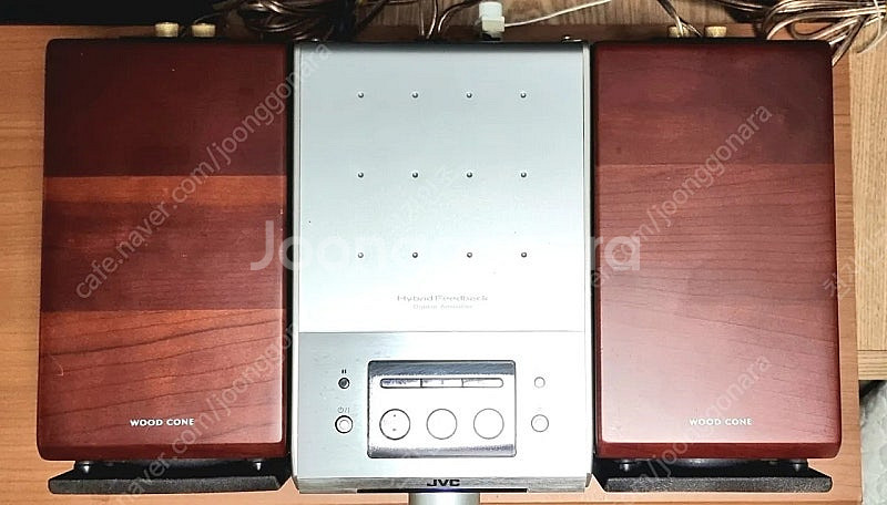 JVC EX-D11 우드콘 스피커 마이크로 오디오 세트--3