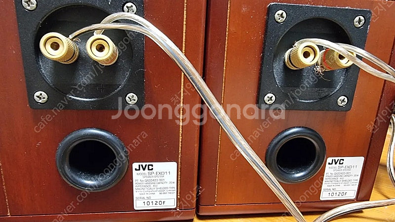JVC EX-D11 우드콘 스피커 마이크로 오디오 세트--5
