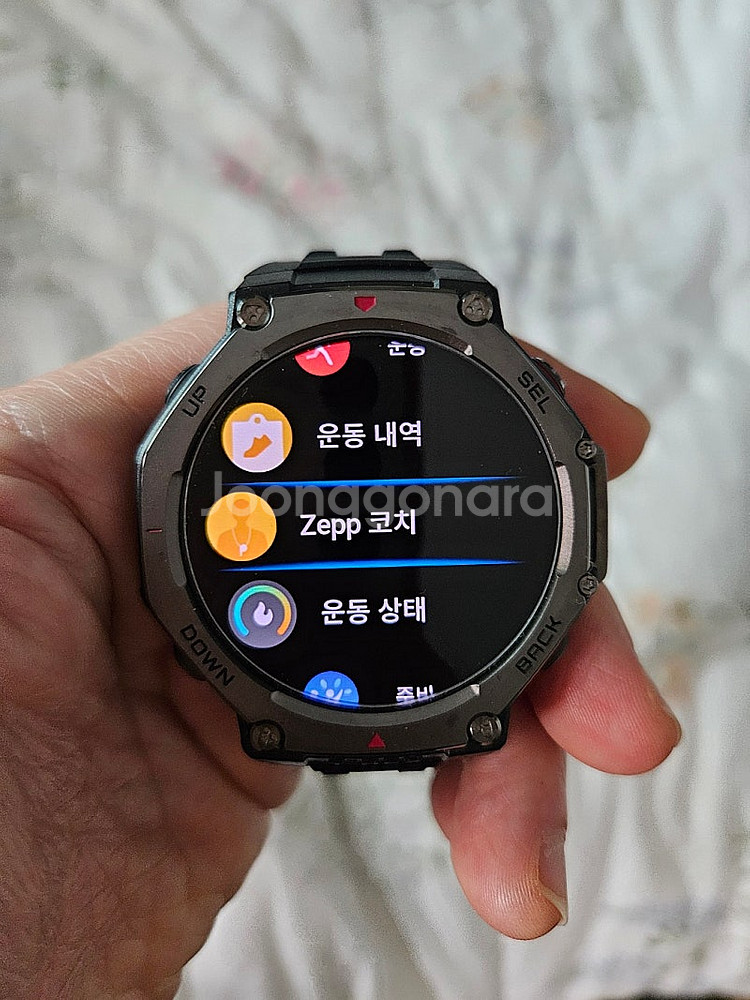 [택포] 어메이즈핏 티렉스3 블랙 스마트워치 팝니다.--1