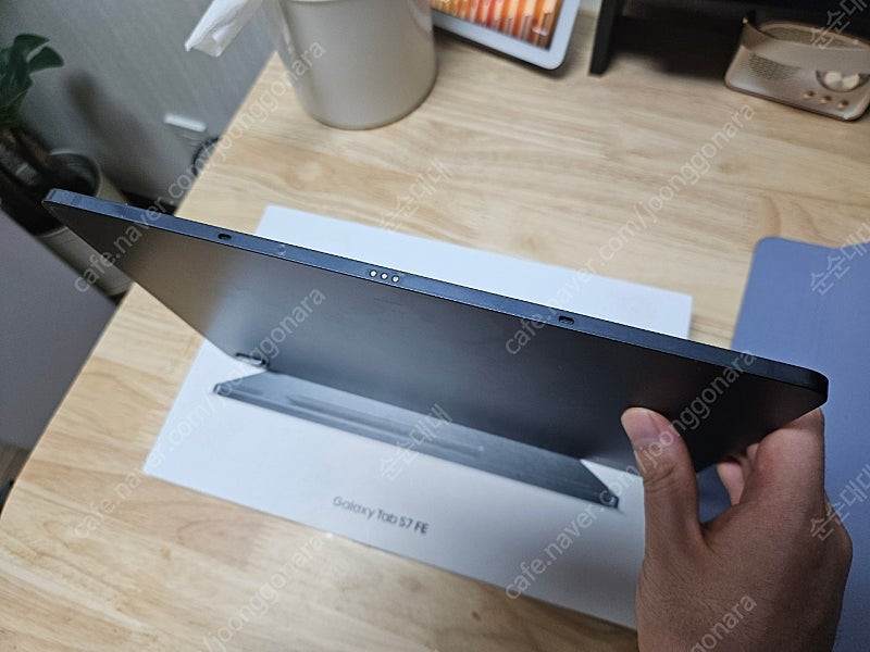 갤럭시탭 태블릿 S7 FE WIFI 128GB 미스틱블랙 단순개봉 신품급 이미지