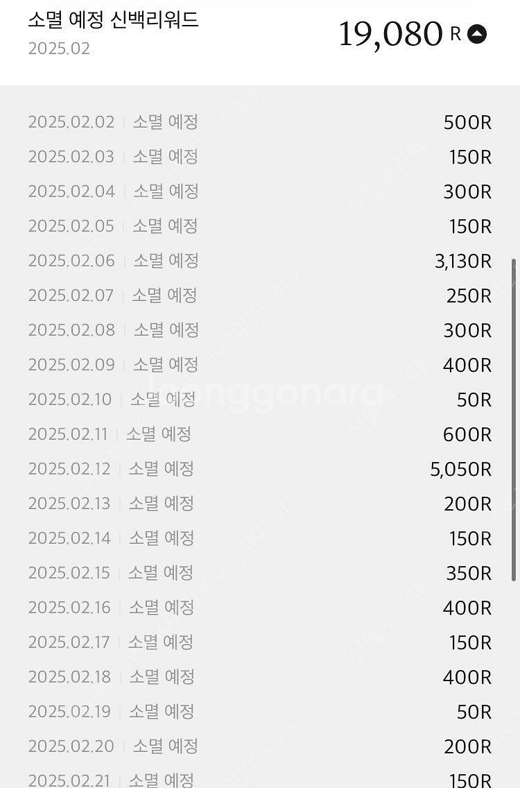 신백리워드 19,080R 11500원 판매--0