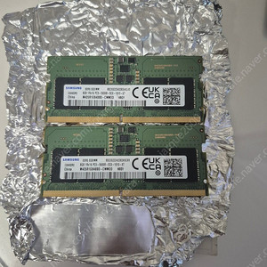 삼성 DDR5 5600 노트북램 8GB*2개(16GB) 판매(3만원)