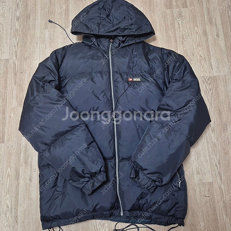 디젤 남성 90s 올드스쿨 빈티지 리버시블 패딩 덕다운...--0