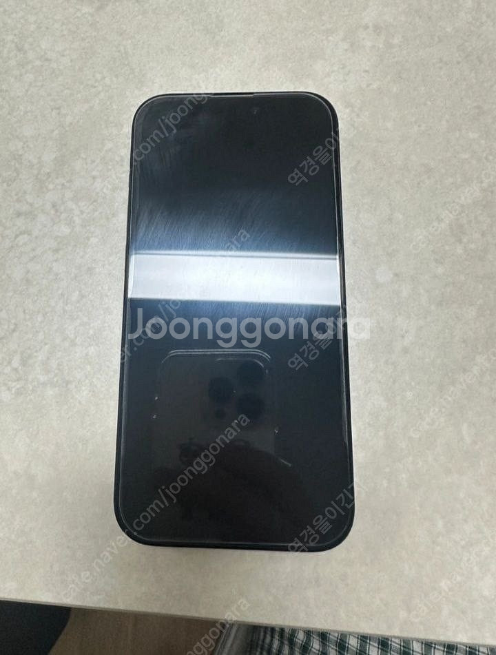 아이폰15pro 128기가 티다늄블루 팝니다.--1