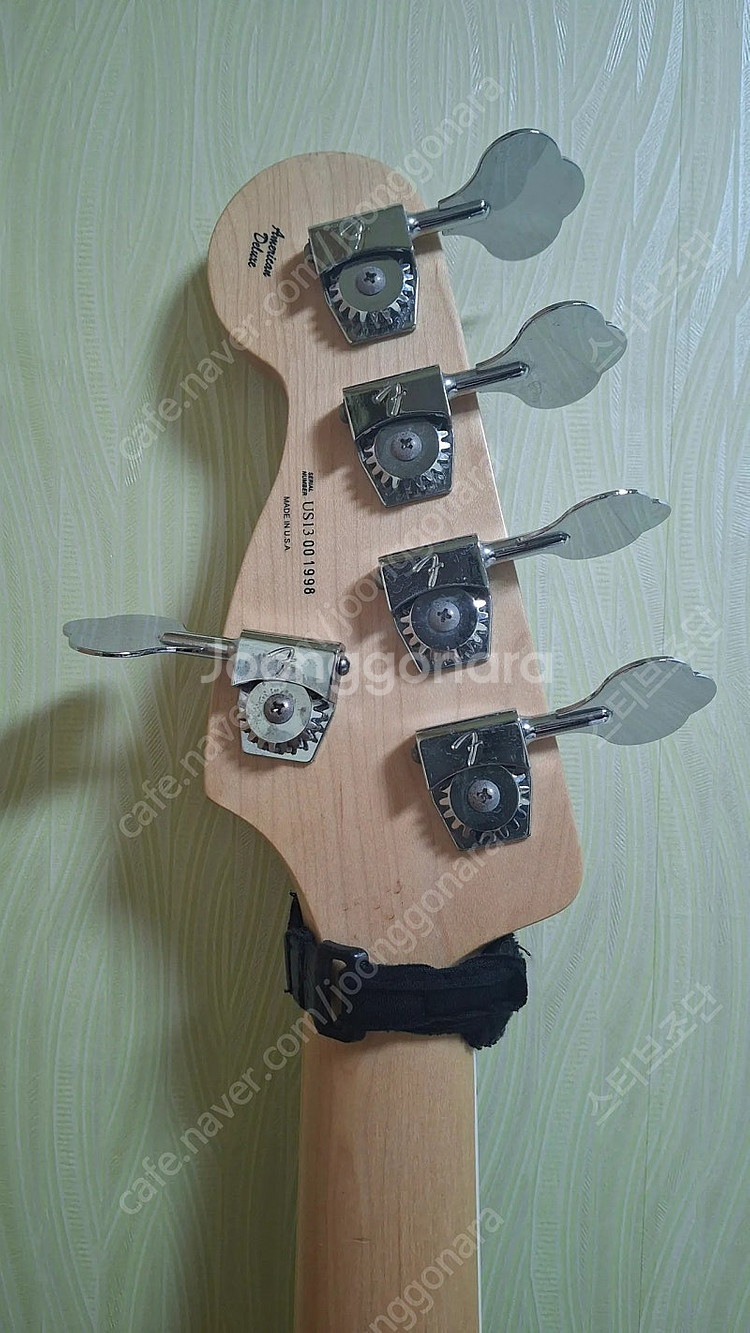 펜더 fender 아메리칸 디럭스 5현 베이스 올림픽화...--3
