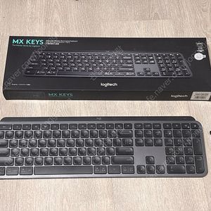 로지텍 mx keys 풀박스 무선 블루투스 키보드