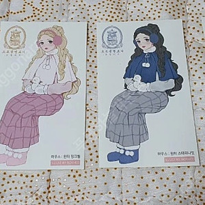 스티커 팔아요(까만너구리, 크림피치 등)