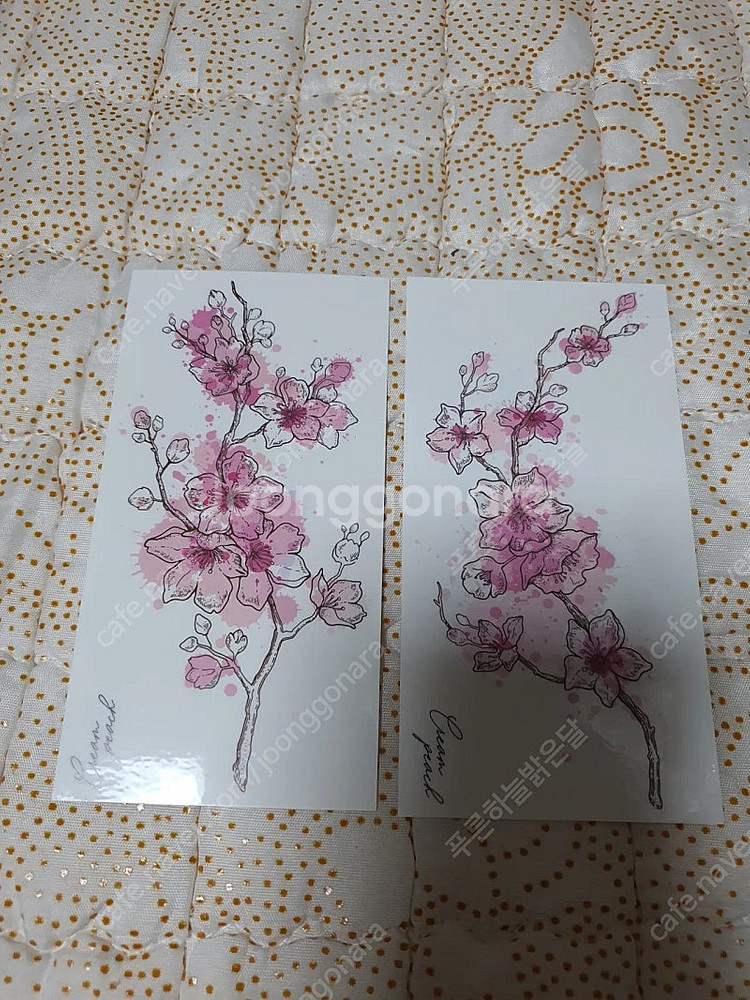 장당 100원 스티커 팔아요(까만너구리, 크림피치 등)--6