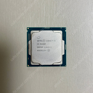 CPU intel i5-9400F