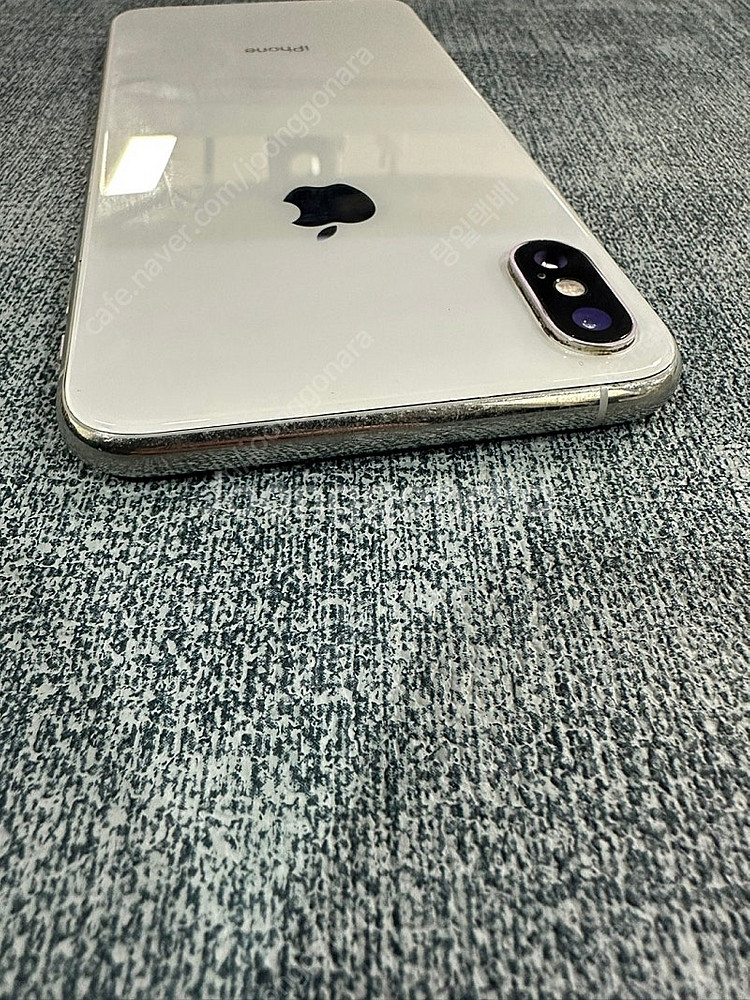 (A급) 아이폰XS MAX 256G 실버 배터리80% 깨끗한폰 35만원 판매해요--4