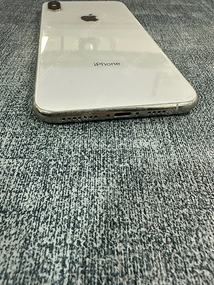 (A급) 아이폰XS MAX 256G 실버 배터리80% 깨끗한폰 35만원 판매해요--6