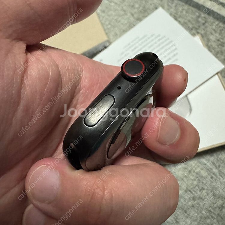 애플워치7 티타늄 스페이스블랙 45mm 리퍼 새상품 판...--2
