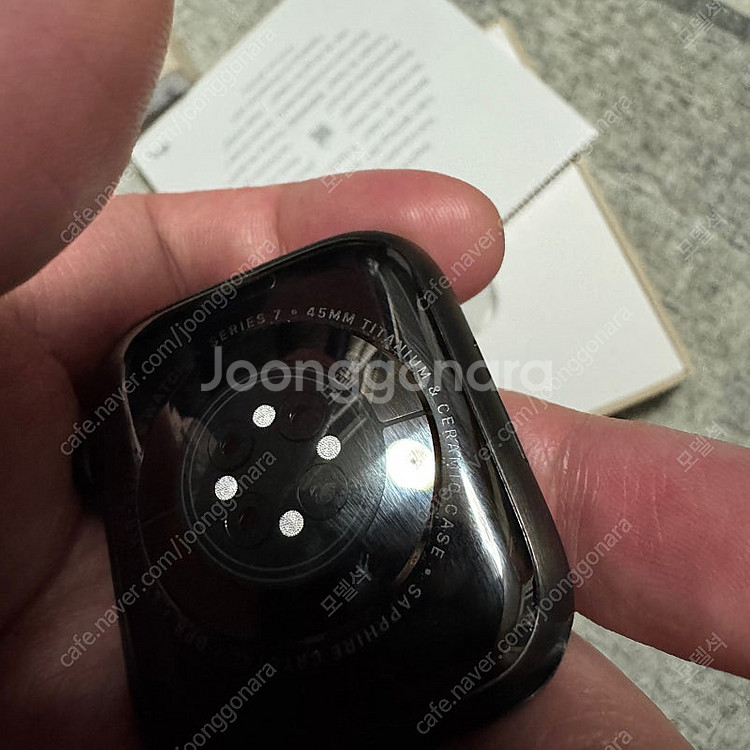 애플워치7 티타늄 스페이스블랙 45mm 리퍼 새상품 판...--3