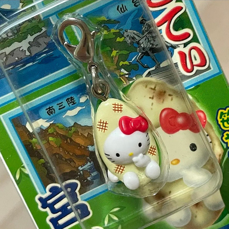 미야기 어묵 사사카마보코 키티 스트랩 박스형 고전 빈티지--1