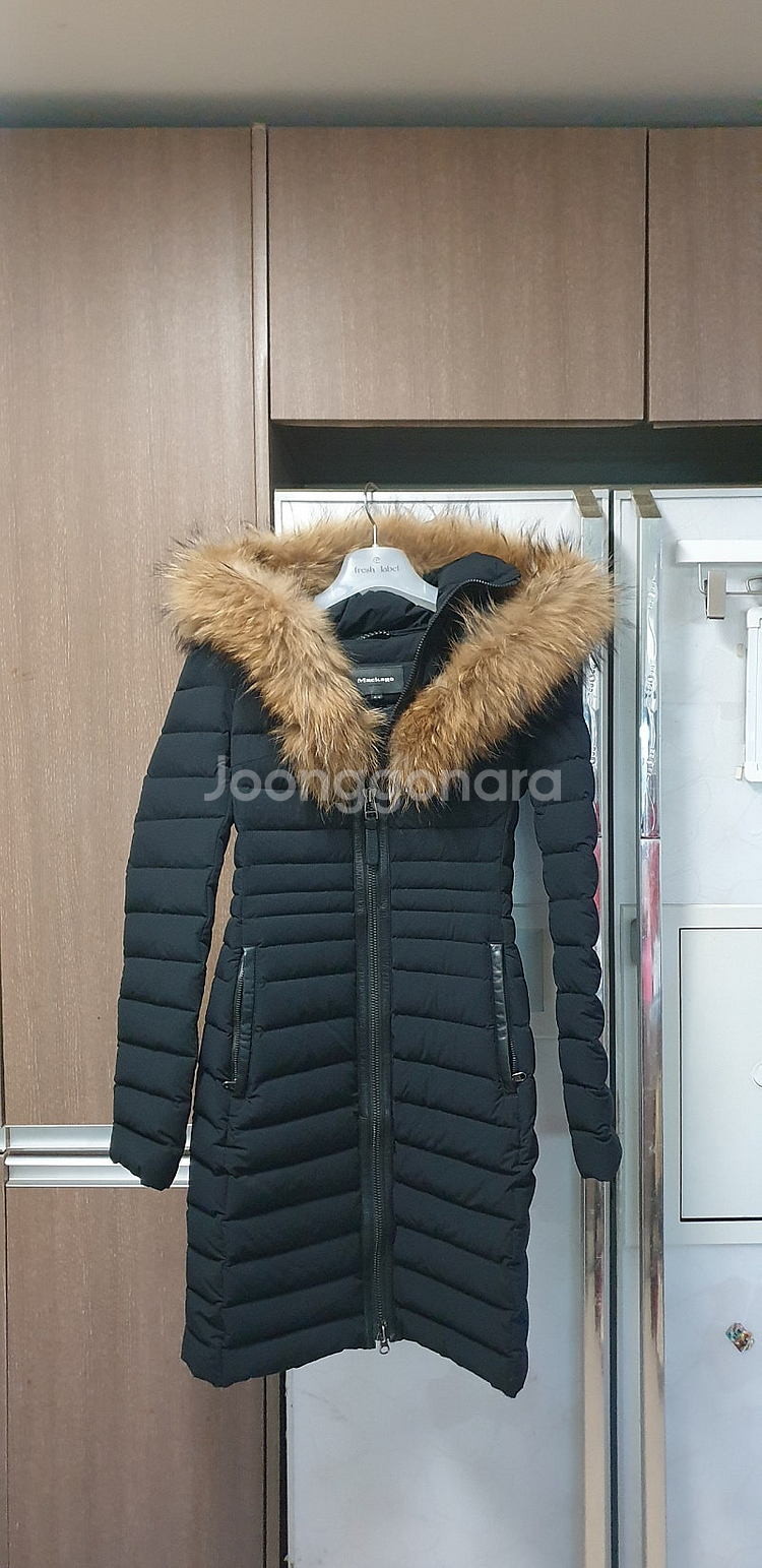 맥케이지 여성 라쿤퍼 롱패딩 xs/ 몽클레어 샤르팔 키...--3