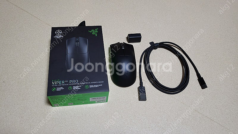 razer 바이퍼 v3 프로 블랙 판매합니다.(택포 1...--0
