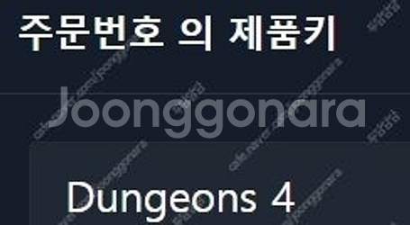 스팀 던전스4 팝니다--0