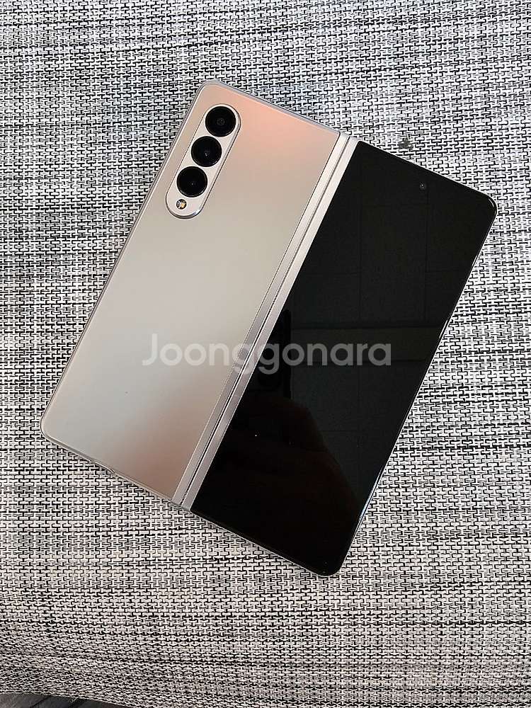 (무잔상) 갤럭시 폴드3 256G 실버 22년 4월개통...--0