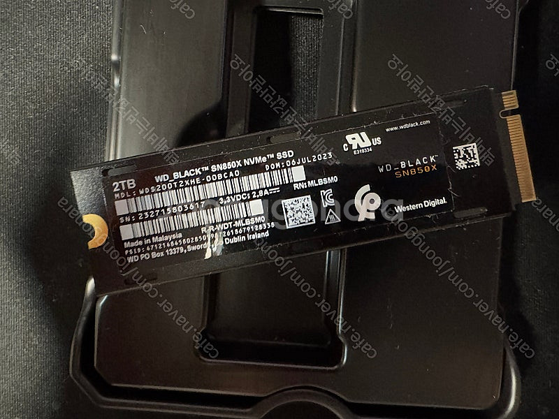 WD SN850X 2TB 기본방열판--1