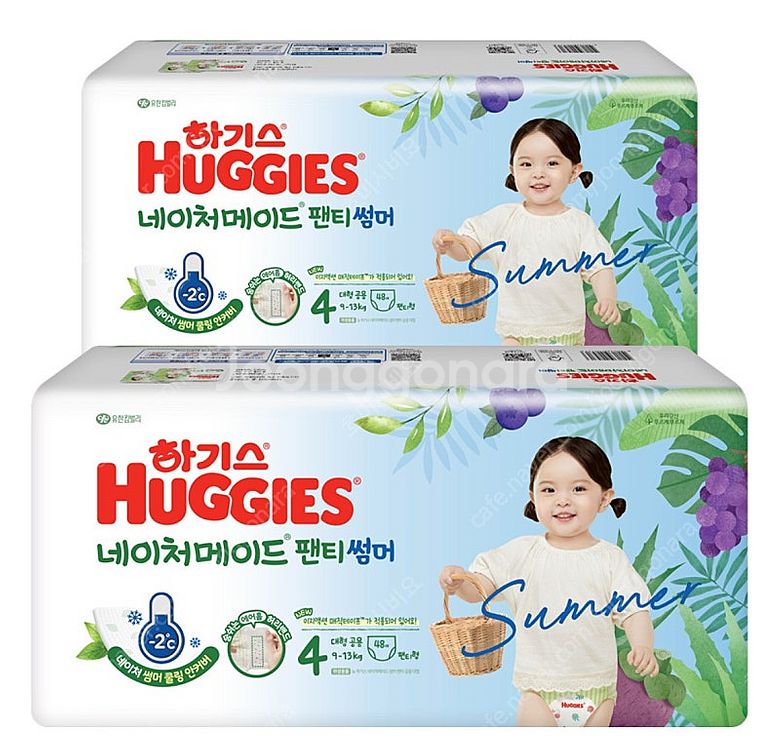 미개봉)하기스 네이처메이드썸머 팬티형,밴드형/무료배송#...--1
