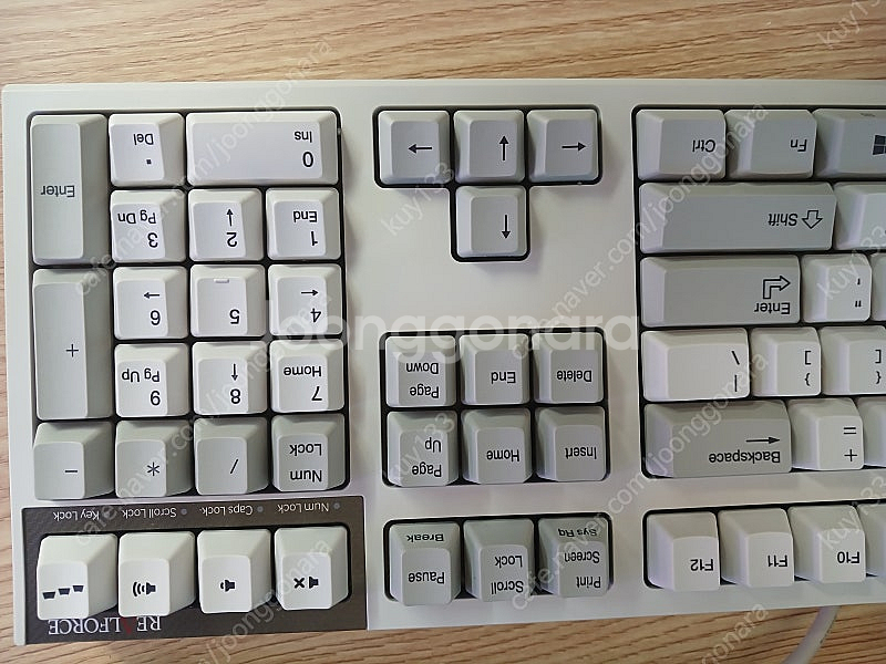 토프레 리얼포스 키보드 R2SA 영어배열 아이보리 R2...--0