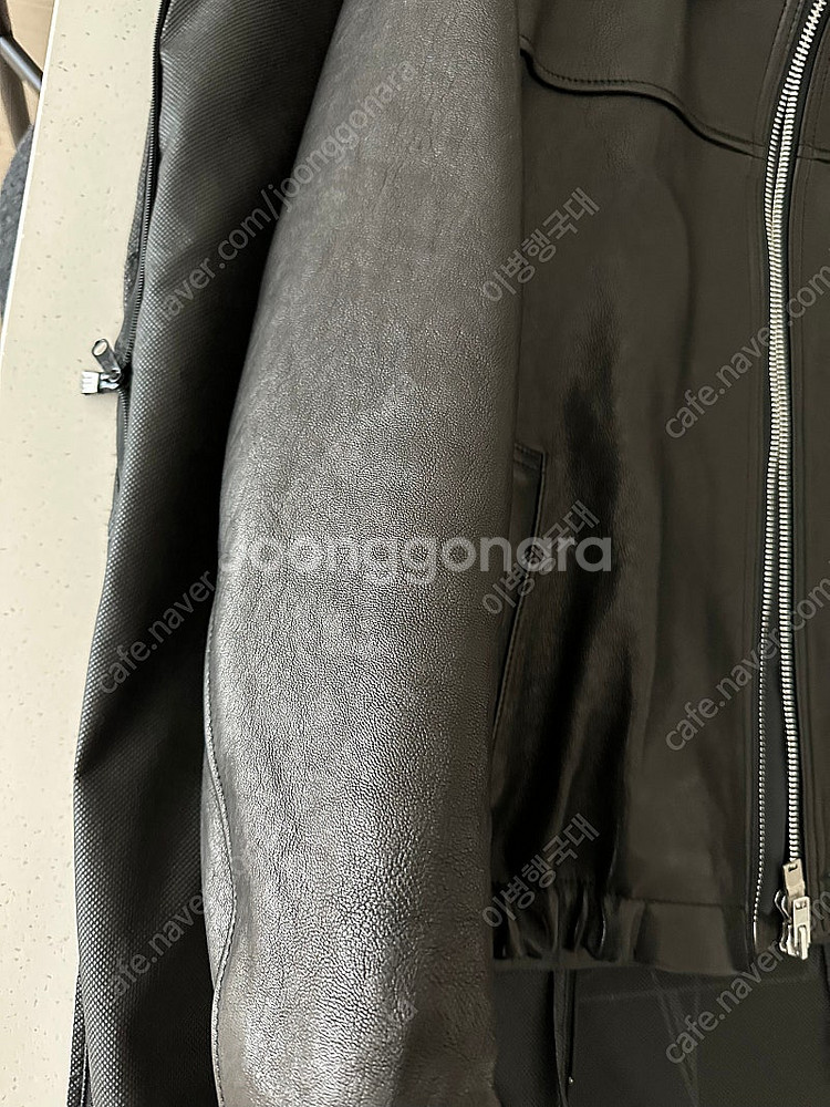 느와르라르메스 세미오버 블루종 48 새상품--2