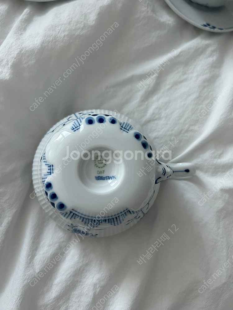로얄코펜하겐 블루엔리먼츠 컵과 소서 두셋트 일괄 .완전...--4