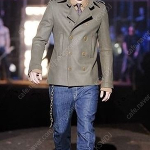 디스퀘어드2 DSQUARED2 코트 해군 견장 피코트 제독 피콧 46 정품 톰브라운 스톤아일랜드 몽클 발렌시아가 지방시 한섬 준지 솔리드 버버리