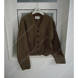 게드 ged 케이블 꽈배기 가디건 (cable cardigan)